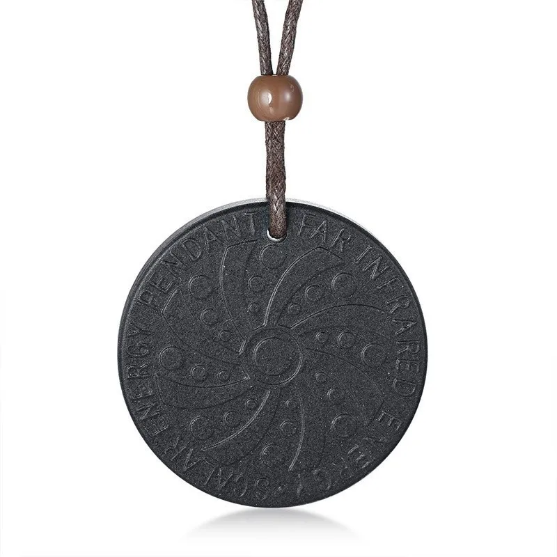 Mens' Necklace Scalar Energy Volcanic Lava Stone And Tourmaline Pendant Adjustable Brown Rope Chains Link
Mens' Necklace Scalar Energy Volcanic Lava Stone And Tourmaline Pendant Adjustable Brown Rope Chains Link