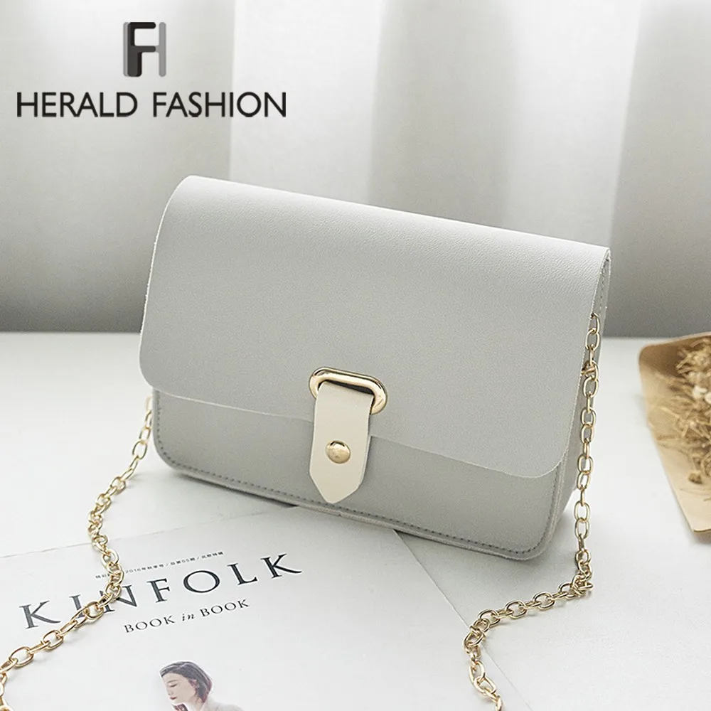 Herald Fashion Women Shoulder Bag Chain Strap Flap Designer Handbags Leather Clutch Bag Ladies Messenger Bags With Metal Buckle
Herald Fashion Women Shoulder Bag Chain Strap Flap Designer Handbags Leather Clutch Bag Ladies Messenger Bags With Metal Buckle