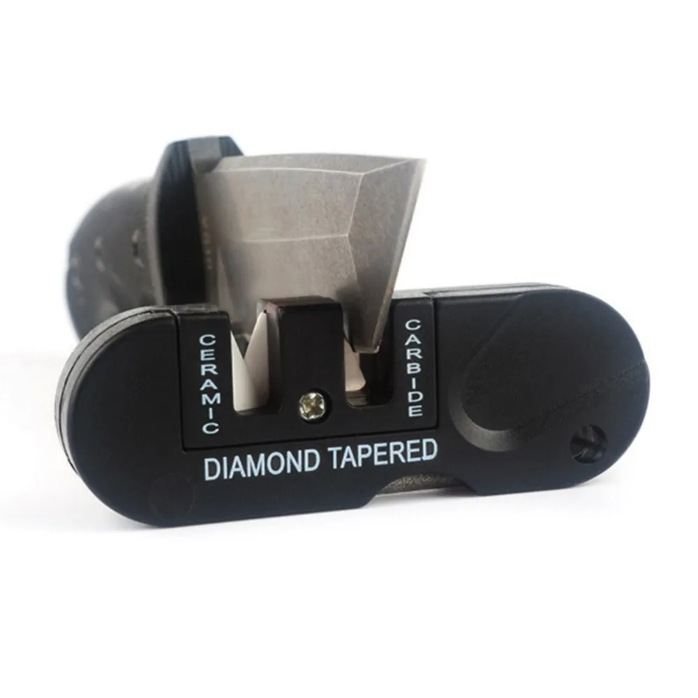 Knife Sharpener Mini Pocket Folding Carbide Diamond Outdoor Camping Hiking Tapered Knife Sharpening Stone Kitchen Accessories B2
Knife Sharpener Mini Pocket Folding Carbide Diamond Outdoor Camping Hiking Tapered Knife Sharpening Stone Kitchen Accessories B2