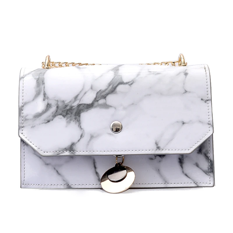 Women Fashion Summer Marble Pattern Glossy Leather Chic Chain Bag Shoulder Bag Handbags Messenger Bag
Women Fashion Summer Marble Pattern Glossy Leather Chic Chain Bag Shoulder Bag Handbags Messenger Bag