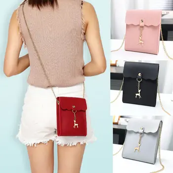 Fashion women messenger bag Pu leather mini deer mobile phone bag shoulder bag
Fashion women messenger bag Pu leather mini deer mobile phone bag shoulder bag
