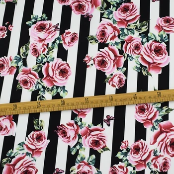 2018 new stripe Rose butterfly reactive dyeing natural baby cotton fabric for summer dress telas por metros tissu vestidos tela
2018 new stripe Rose butterfly reactive dyeing natural baby cotton fabric for summer dress telas por metros tissu vestidos tela