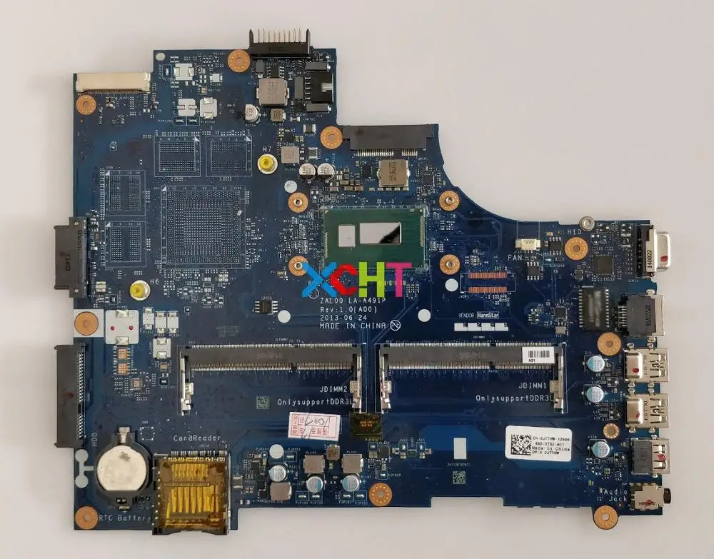 CN-0JTTMW 0JTTMW JTTMW ZAL00 LA-A491P w I5-4210U CPU for Dell Latitude 3540 Laptop Motherboard Mainboard Tested
CN-0JTTMW 0JTTMW JTTMW ZAL00 LA-A491P w I5-4210U CPU for Dell Latitude 3540 Laptop Motherboard Mainboard Tested