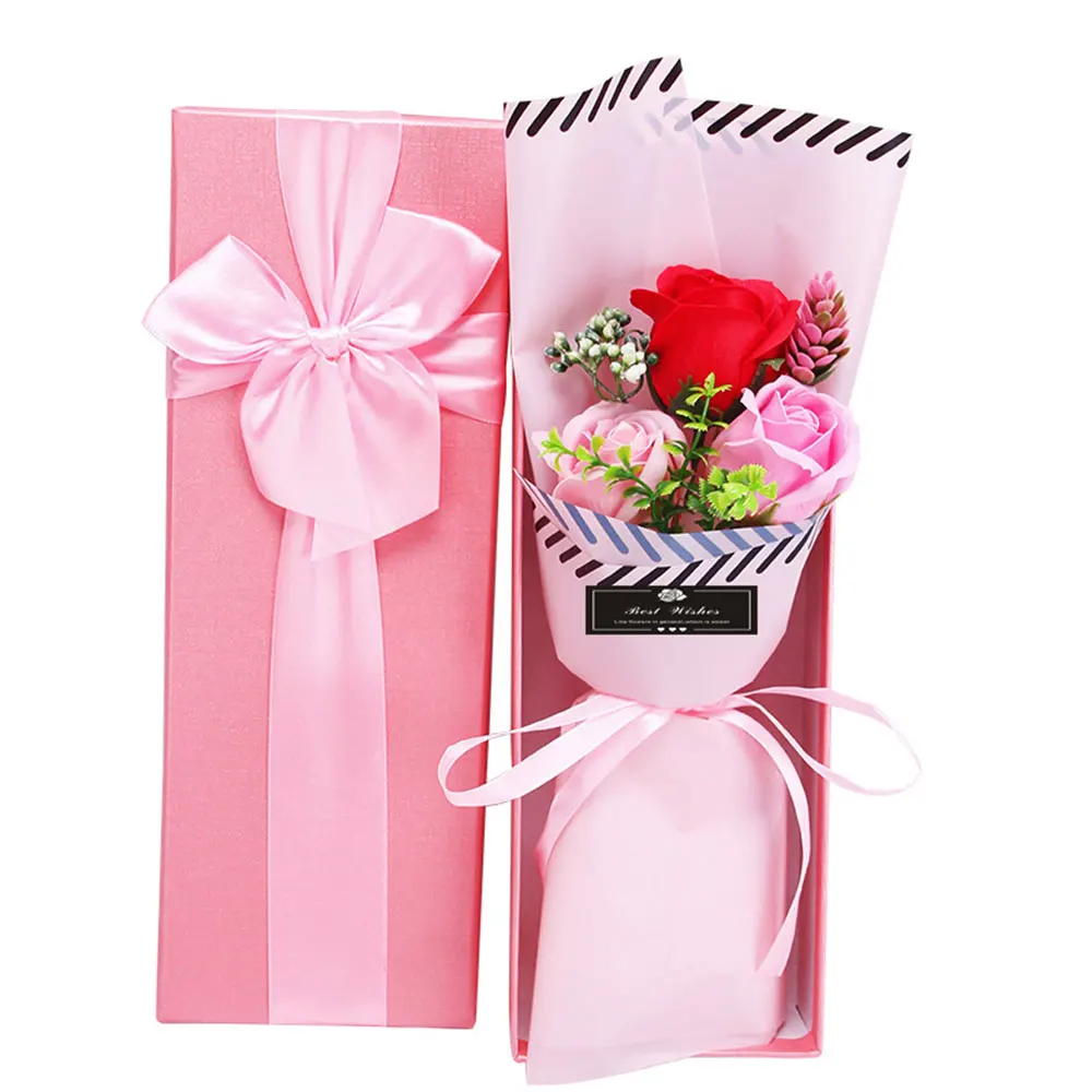 3 Pcs/Set Scented Soap Rose Immortalized Flower Artificial Rose Bouquet Valentine'S Day Home Decoration Romantic Mothers Day
3 Pcs/Set Scented Soap Rose Immortalized Flower Artificial Rose Bouquet Valentine'S Day Home Decoration Romantic Mothers Day