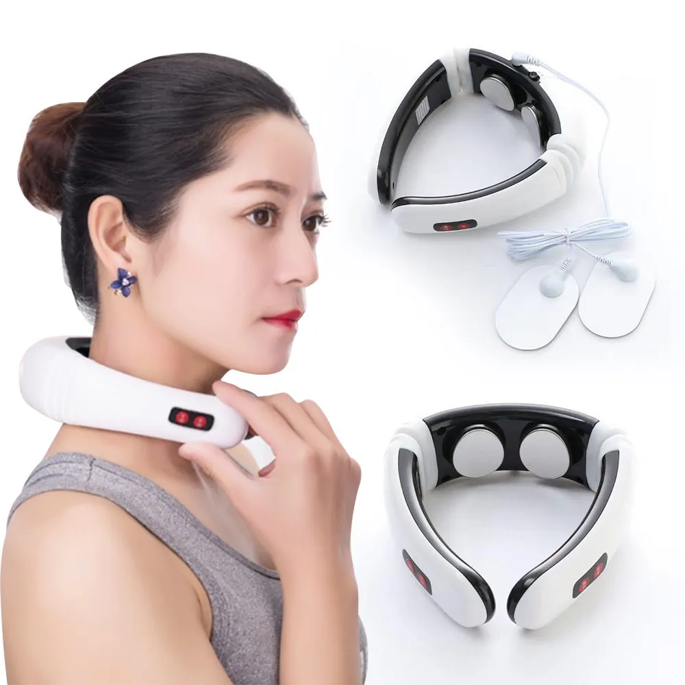 Pulse Neck Massager Cervical Vertebra Impulse Massage Multifunctional Physiotherap Pain Relief Tool Health Care Relaxation
Pulse Neck Massager Cervical Vertebra Impulse Massage Multifunctional Physiotherap Pain Relief Tool Health Care Relaxation
