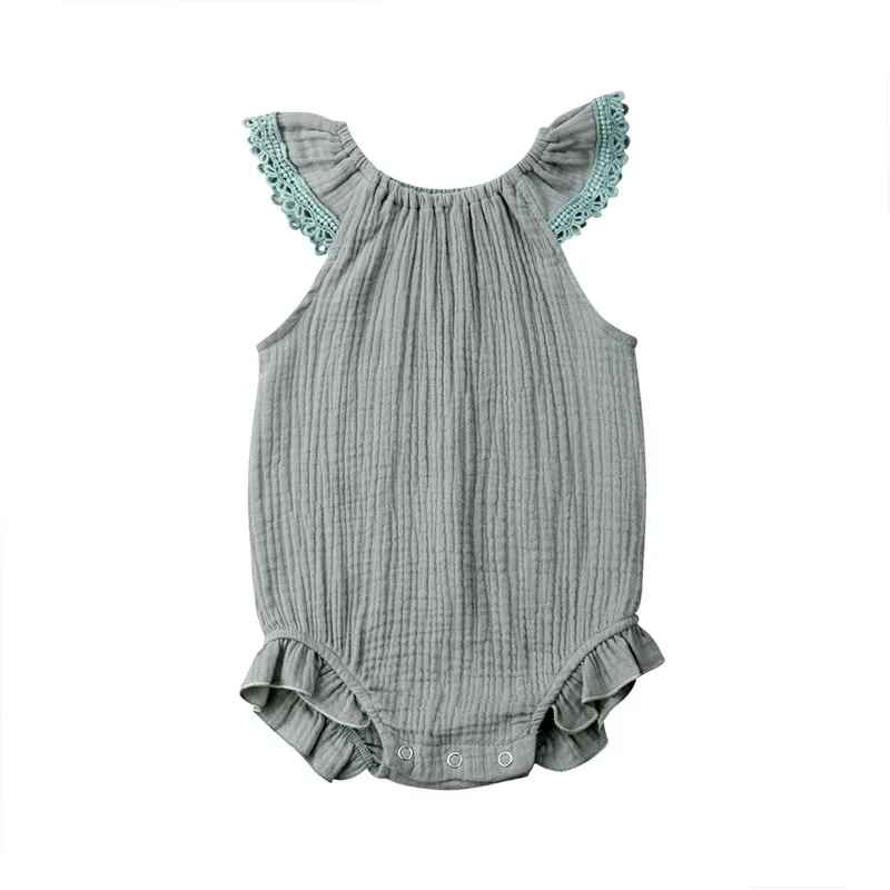 Newborn Boys Girls Ruffles Sleeve Romper One Piece Baby Girls Cotton Linen Jumpsuit Off Shoulder Romper Sunsuit Outfits 0-18M
Newborn Boys Girls Ruffles Sleeve Romper One Piece Baby Girls Cotton Linen Jumpsuit Off Shoulder Romper Sunsuit Outfits 0-18M