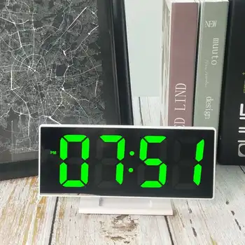 Electronic Mirror Clock LED Alarm Clock Digital Clocks USB Digital 12H/24H Snooze Function Thermometer Desktop Watch Table Clock
Electronic Mirror Clock LED Alarm Clock Digital Clocks USB Digital 12H/24H Snooze Function Thermometer Desktop Watch Table Clock