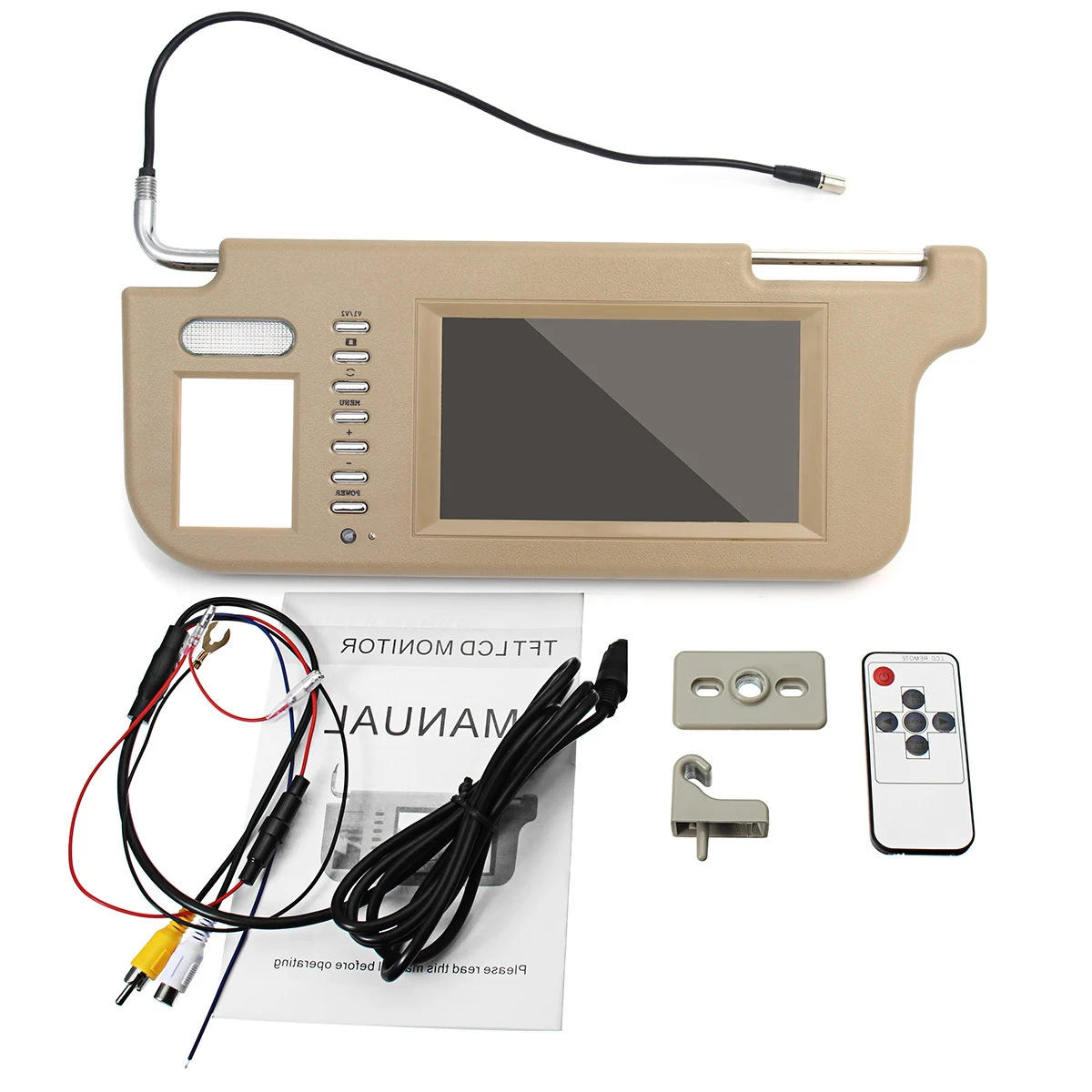 7 Inch Sun Visor Display Sun Block Display Car Display 2 Channel Video Display Car Reversing For The First Officer
7 Inch Sun Visor Display Sun Block Display Car Display 2 Channel Video Display Car Reversing For The First Officer