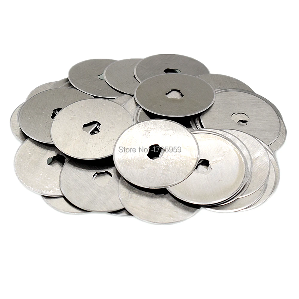 100 pieces Rotary Cutter Refill Blade Set Sewing Quilting Fabric Photos Vinyl Craft Cutting Tools 45mm Replacement Spare Blades
100 pieces Rotary Cutter Refill Blade Set Sewing Quilting Fabric Photos Vinyl Craft Cutting Tools 45mm Replacement Spare Blades
