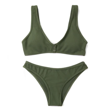 Women Swimwear Bikini Set 2019 Push-up Padded Bra Two Piece Bathing Suit Cotton Swimsuit
Women Swimwear Bikini Set 2019 Push-up Padded Bra Two Piece Bathing Suit Cotton Swimsuit