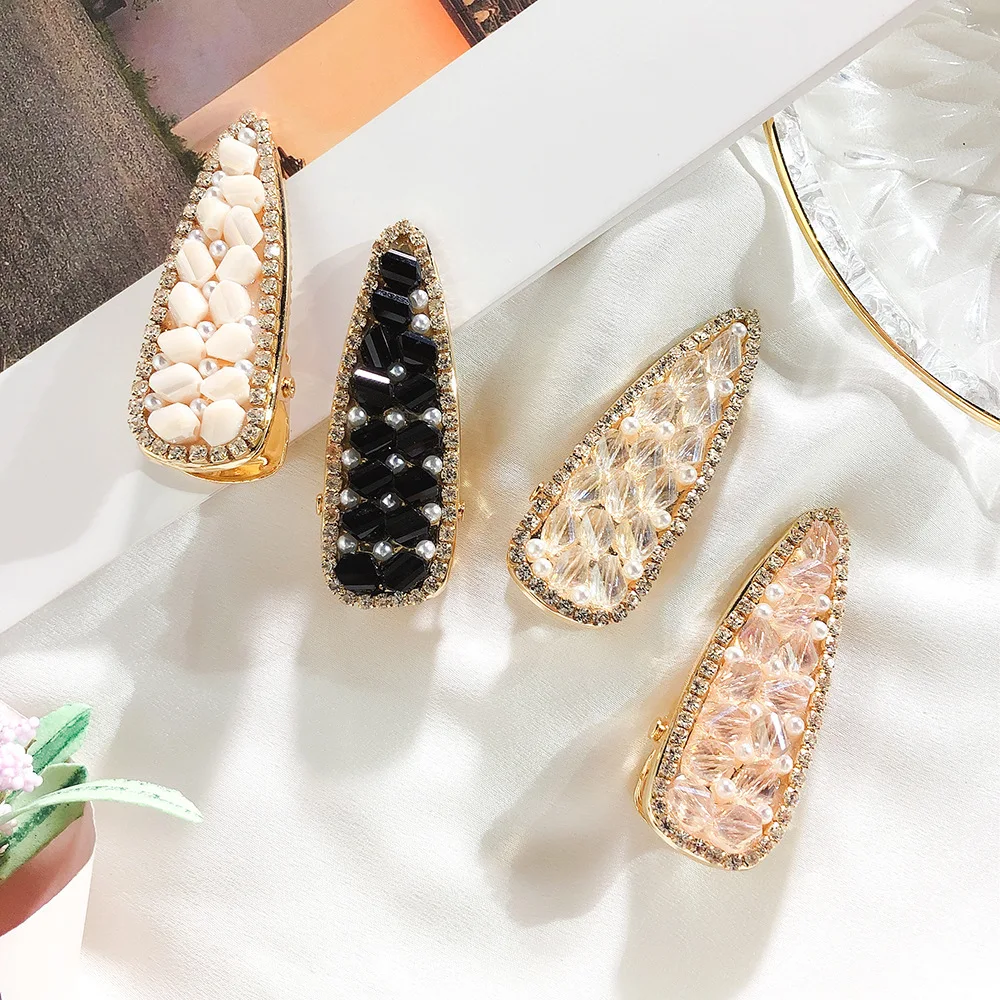 New Style Metal Women Duckbill Hairclip Korean Super Crystal Hairpin Fashion Simple Side clip
New Style Metal Women Duckbill Hairclip Korean Super Crystal Hairpin Fashion Simple Side clip