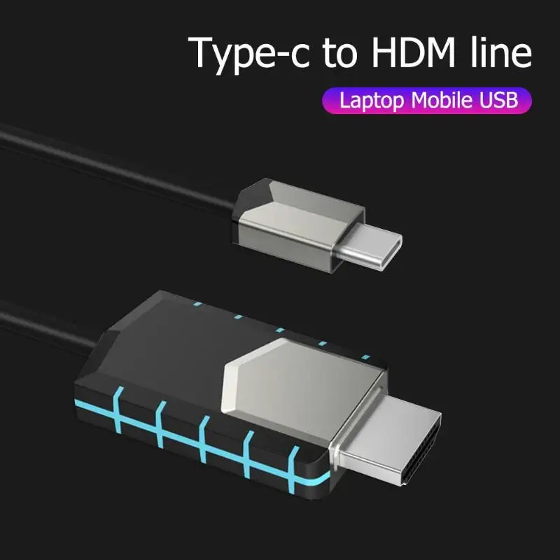 4K HD USB C HDMI Adapter Type C to HDMI Cable for Audio Video HDTV USB to HDMI Converter for Laptop/Phone Macbook Accessories
4K HD USB C HDMI Adapter Type C to HDMI Cable for Audio Video HDTV USB to HDMI Converter for Laptop/Phone Macbook Accessories