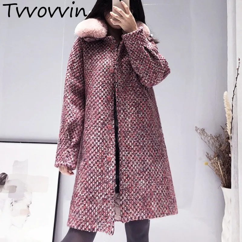 TVVOVVIN 2019 Spring Winter New Korean Street Trendsetter Women's Wool Coat Retro Vintage Womans E503
TVVOVVIN 2019 Spring Winter New Korean Street Trendsetter Women's Wool Coat Retro Vintage Womans E503