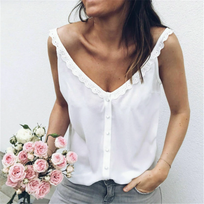 Women Casual Loose Summer Tank Top Camis Sleeveless Blusa Breathable Basic Vest loungewear Solid debardeur femme camisetas mujer
Women Casual Loose Summer Tank Top Camis Sleeveless Blusa Breathable Basic Vest loungewear Solid debardeur femme camisetas mujer