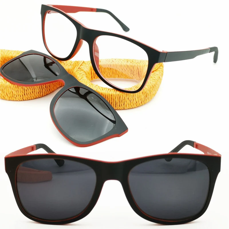 P006 full TR90 square shape dual color prescription eyeglasses with megnatic clip on removable polarized sunglasses lenses
P006 full TR90 square shape dual color prescription eyeglasses with megnatic clip on removable polarized sunglasses lenses