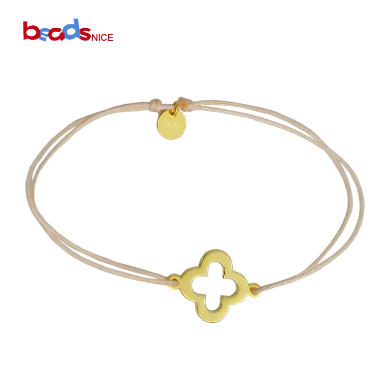 

Beadsnice Dainty Chain Link Bracelet 925 Golden Adjustable Jewelry Accessories ID39535