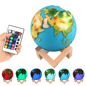 3D Painted Earth Lamp Colorful Moon Lamp Jupiter Lamp Rechargeable Change Touch Usb Led Night Light Home Decor Creative Gift DA
3D Painted Earth Lamp Colorful Moon Lamp Jupiter Lamp Rechargeable Change Touch Usb Led Night Light Home Decor Creative Gift DA
