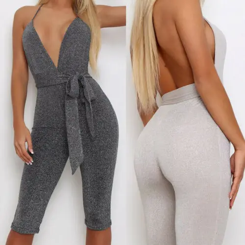 Women's Sport Yoga Gym Deep V-Neck Sleeveless Rompers Suit Fitness Workout Jumpsuit Bodysuits
Women's Sport Yoga Gym Deep V-Neck Sleeveless Rompers Suit Fitness Workout Jumpsuit Bodysuits