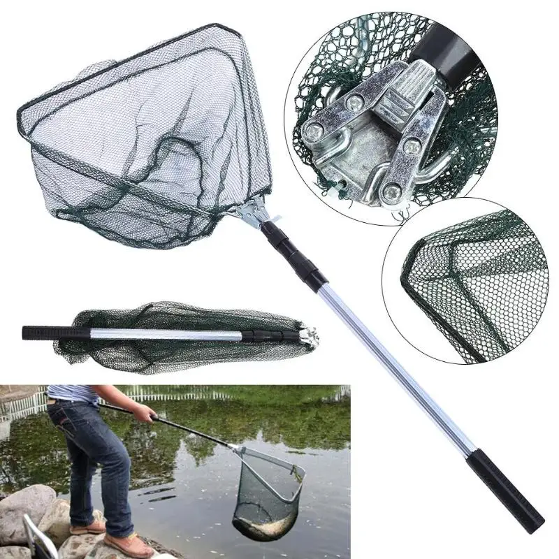 Fishing Net Aluminum Alloy Telescoping Foldable Landing Net Pole for Carp Fishing Rubber Net Fishing Accessories
Fishing Net Aluminum Alloy Telescoping Foldable Landing Net Pole for Carp Fishing Rubber Net Fishing Accessories