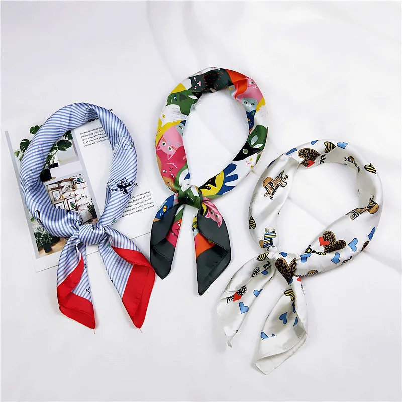 Bandana Silk Scarf Women Foulard Headband Luxury Brand Winter Scarves Fashion Zebra Handkerchief Square Neckerchief 70*70cm New
Bandana Silk Scarf Women Foulard Headband Luxury Brand Winter Scarves Fashion Zebra Handkerchief Square Neckerchief 70*70cm New
