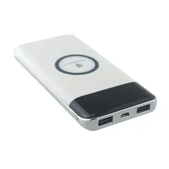QI Wireless Charger 10000mAh Power Bank Dual USB External Battery Wireless Charging Powerbank
QI Wireless Charger 10000mAh Power Bank Dual USB External Battery Wireless Charging Powerbank