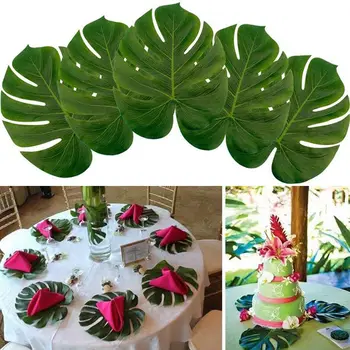 2019 Newest Hot 12PCS Tropical Hawaiian Big Green Polyester Leaves Luau Beach Party Table Decors Cake Decorating Supplies
2019 Newest Hot 12PCS Tropical Hawaiian Big Green Polyester Leaves Luau Beach Party Table Decors Cake Decorating Supplies