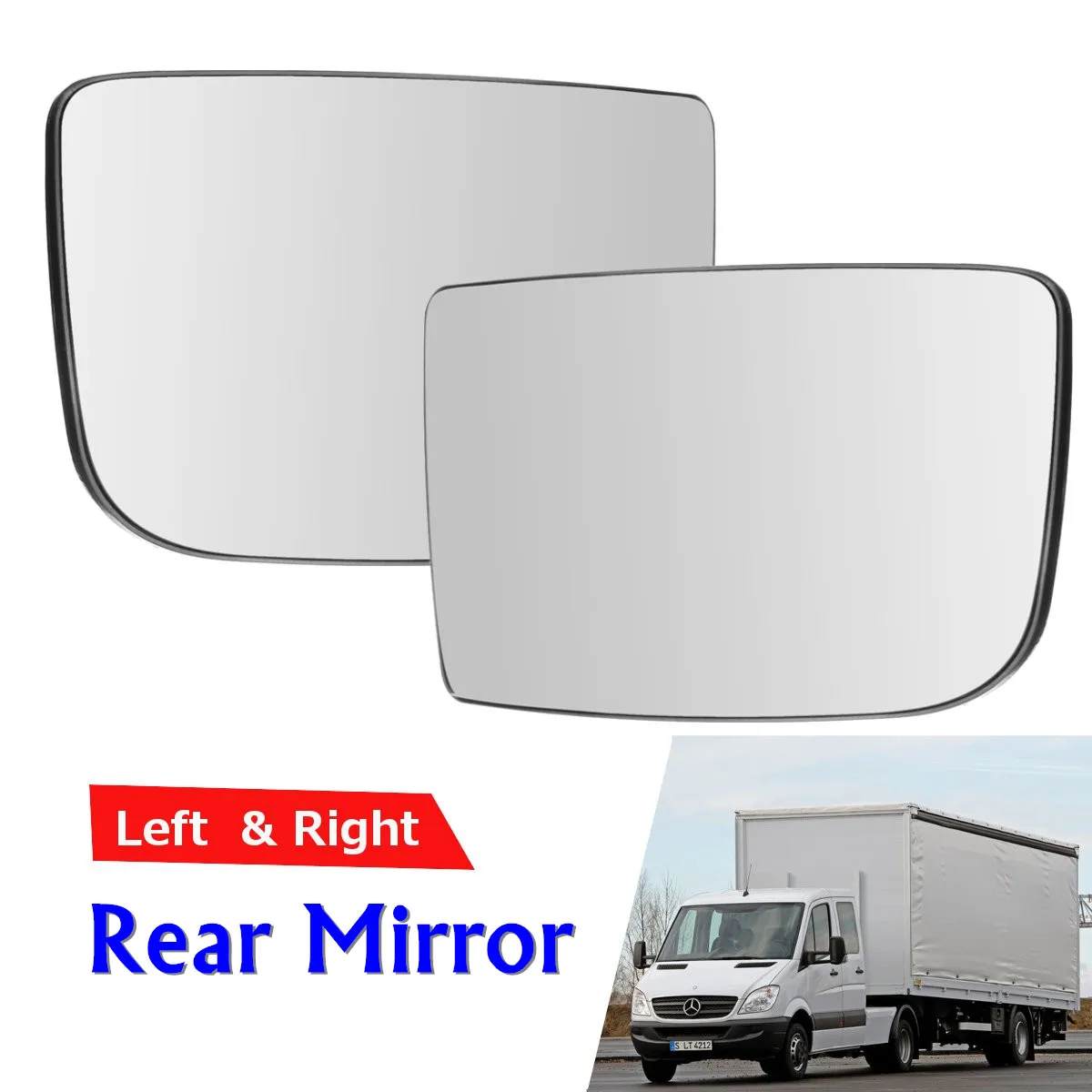 12V 200mm Rearview Mirror Glass Push on Left Right Side For Mercedes Sprinter 06-on Clear Spherical mirror
12V 200mm Rearview Mirror Glass Push on Left Right Side For Mercedes Sprinter 06-on Clear Spherical mirror