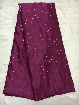 Purple African George Lace With Beads 2017 High Quality African Raw Silk George Wrappers With Bead African George Lace Fabric Y5
Purple African George Lace With Beads 2017 High Quality African Raw Silk George Wrappers With Bead African George Lace Fabric Y5