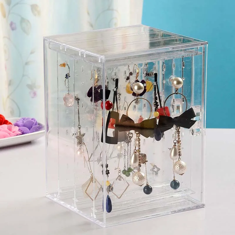 Multi-Format Multi-function Room Home Transparent Earrings Jewelry Necklace Small Items Finishing Practical Storage Box
Multi-Format Multi-function Room Home Transparent Earrings Jewelry Necklace Small Items Finishing Practical Storage Box