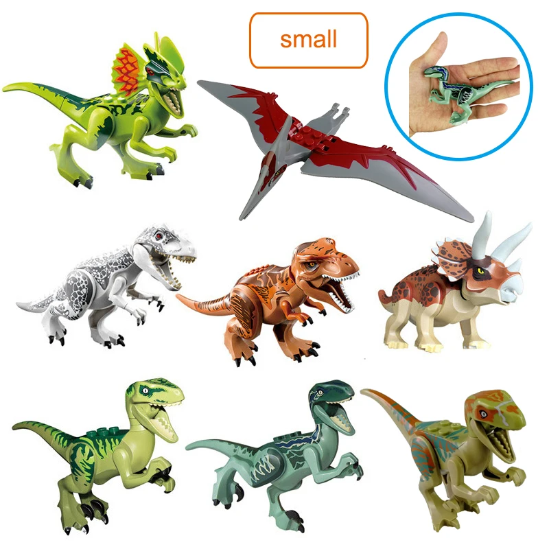 8pcs Jurassic Dinosaur World Park Dinosaur set Pteranodon T.Rex Triceratops Movie Set Models Building Blocks Bricks Toys Figures
8pcs Jurassic Dinosaur World Park Dinosaur set Pteranodon T.Rex Triceratops Movie Set Models Building Blocks Bricks Toys Figures