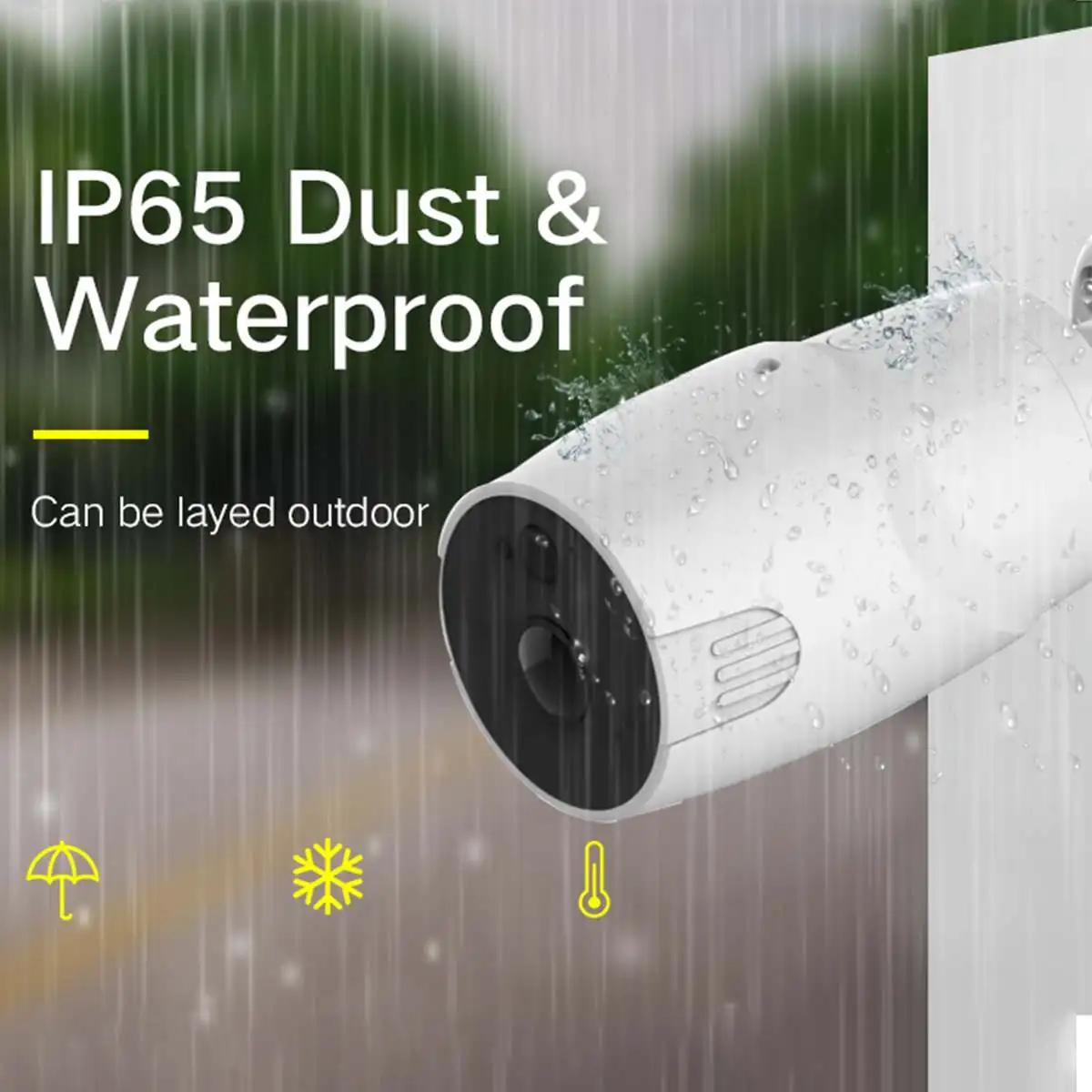 100% wire-free WiFi camera 1080P Waterproof Mini Wifi Camera Wire-free Battery Camera Night Vision PIR Motion Sensor
100% wire-free WiFi camera 1080P Waterproof Mini Wifi Camera Wire-free Battery Camera Night Vision PIR Motion Sensor