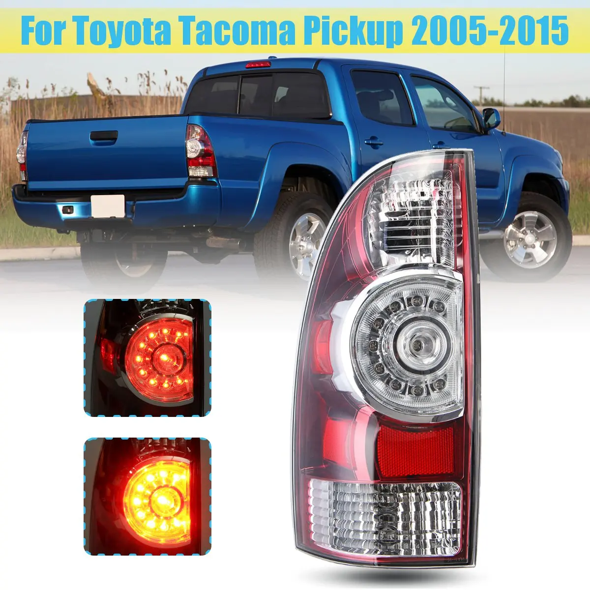 Tail Light Lamp With Wire Harness LED Rear Tail Light Brake Lamp For Toyota Tacoma Pickup 2005 2006 2007 2008 2009 2010-2015
Tail Light Lamp With Wire Harness LED Rear Tail Light Brake Lamp For Toyota Tacoma Pickup 2005 2006 2007 2008 2009 2010-2015