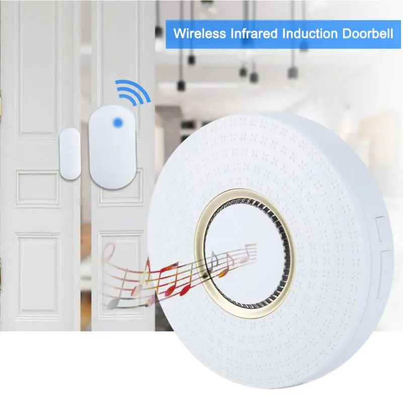 Wireless Magnetic Welcome Door Bell Chime Security Door Bell Open Entry Alarm Doorbell 110-220V Ddeurbel
Wireless Magnetic Welcome Door Bell Chime Security Door Bell Open Entry Alarm Doorbell 110-220V Ddeurbel