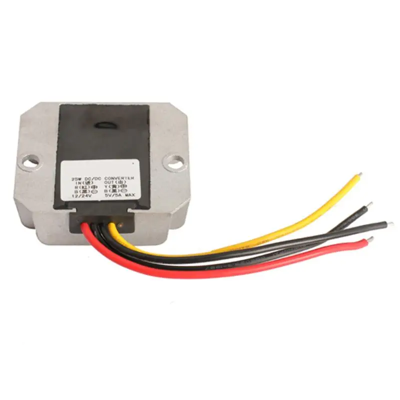 Car Auto Converter Step Down Voltage Regulator Buck Converter Module DC 12/24V to 5V/5A/25W Car Electronics Accessories
Car Auto Converter Step Down Voltage Regulator Buck Converter Module DC 12/24V to 5V/5A/25W Car Electronics Accessories