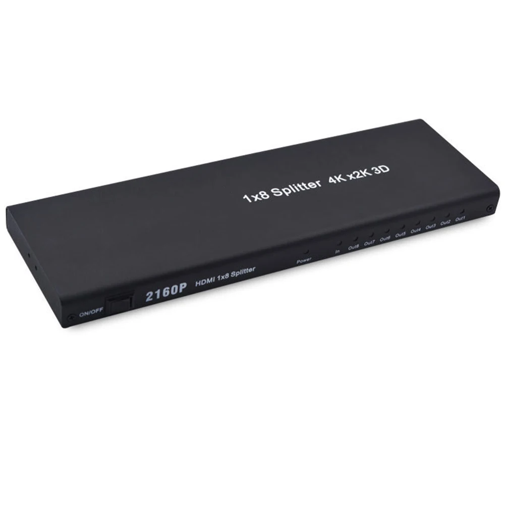 Top Deals 1x8 HDMI Splitter, One In Eight Out HDMI Splitter Audio Video Distributor Amplifier, Support Full HD 3D& /60HZ(EU Pl
Top Deals 1x8 HDMI Splitter, One In Eight Out HDMI Splitter Audio Video Distributor Amplifier, Support Full HD 3D& /60HZ(EU Pl