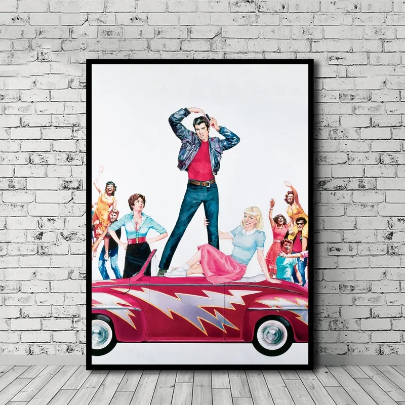 Grease Poster Movie Art Canvas Print Wall Art Home Decor No Frame Dropshipping
Grease Poster Movie Art Canvas Print Wall Art Home Decor No Frame Dropshipping