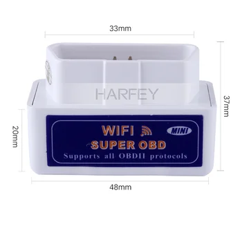 Harfey WIFI OBD2 / OBDII Auto Diagnostic Scanner WIFI Diagnostic Tool for Android car stereo GPS navigation Player High Quality
Harfey WIFI OBD2 / OBDII Auto Diagnostic Scanner WIFI Diagnostic Tool for Android car stereo GPS navigation Player High Quality