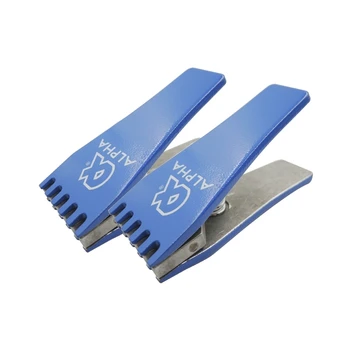 2pcs/lot ALPHA Badminton Racket Stringer Machine Tools Stringing Flying Clamps Auxiliary Tools with Five Tooth ATC-60 Blue
2pcs/lot ALPHA Badminton Racket Stringer Machine Tools Stringing Flying Clamps Auxiliary Tools with Five Tooth ATC-60 Blue