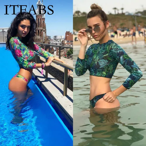 ITFABS Bikini 2019 Solid Swimwear Women Sexy Bandeau Long Sleeve Swimsuit Brazilian Biquini
ITFABS Bikini 2019 Solid Swimwear Women Sexy Bandeau Long Sleeve Swimsuit Brazilian Biquini