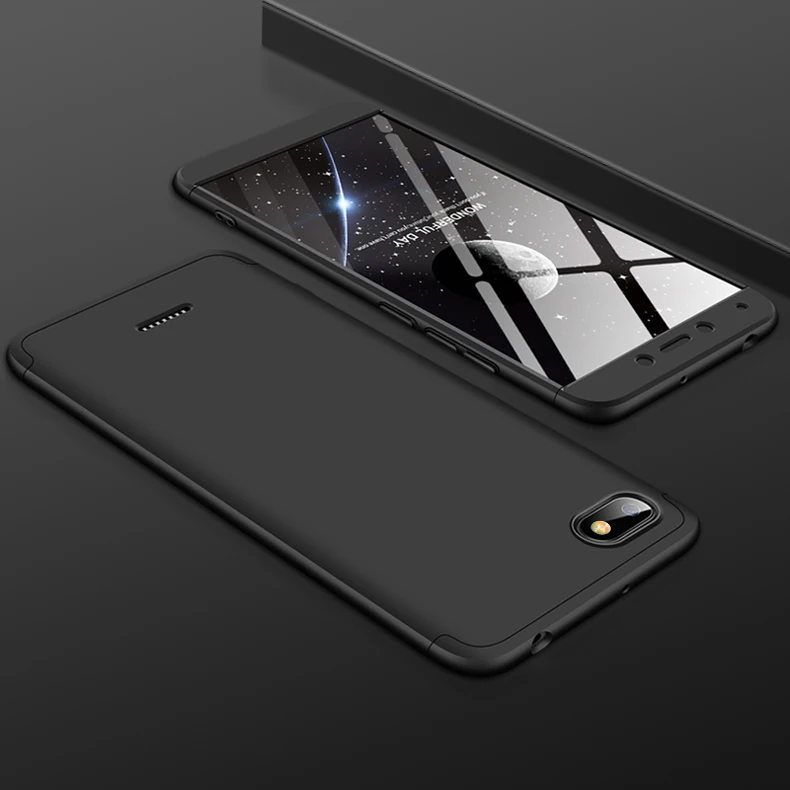 Чехол с полной защитой для Xiaomi Redmi 6A противоударный чехол поворотом на 360 градусов