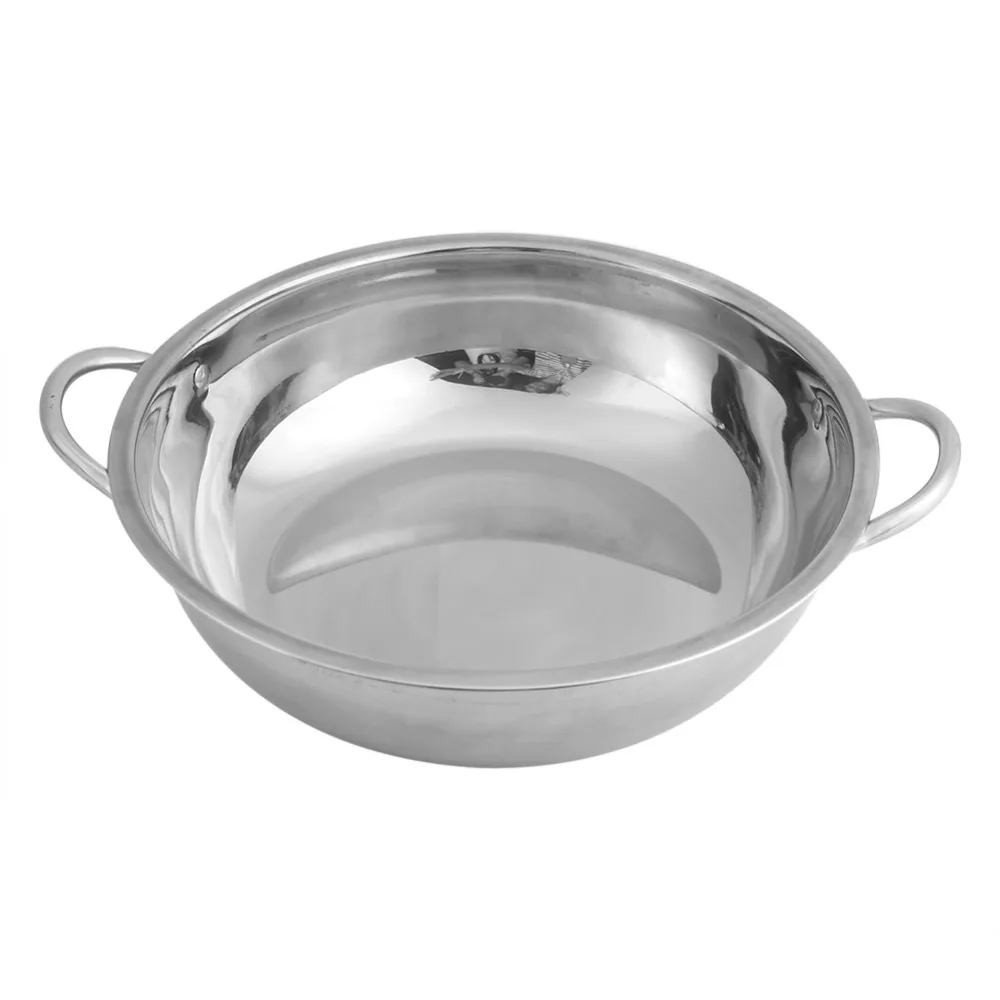 Top Quality 30CM Stainless Steel Hot Pot Induction Cooker Home Kitchen Cookware Soup Cooking Pots
Top Quality 30CM Stainless Steel Hot Pot Induction Cooker Home Kitchen Cookware Soup Cooking Pots