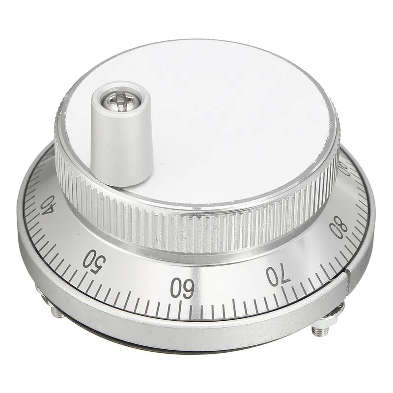 100PPR 6 Terminal Eletronic Hand Wheel Manual Pulse Encoder Generator CNC Lathe Aluminium Alloy DC5V
100PPR 6 Terminal Eletronic Hand Wheel Manual Pulse Encoder Generator CNC Lathe Aluminium Alloy DC5V