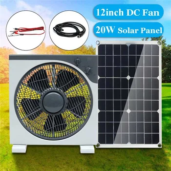 12inch11W DC12V Fan With DC-crocodile clip line USB Solar panel Three-speed adjustment Silent Portable fan For outdoor activitie
12inch11W DC12V Fan With DC-crocodile clip line USB Solar panel Three-speed adjustment Silent Portable fan For outdoor activitie