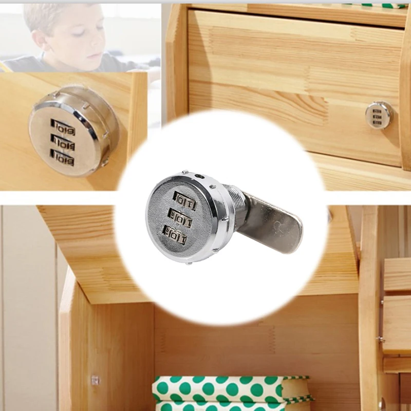 Cabinet Lock Security Cam Lock Zinc Alloy Code Combination Cam Lock Keyless Post Mail Box Cabinet RV Home
Cabinet Lock Security Cam Lock Zinc Alloy Code Combination Cam Lock Keyless Post Mail Box Cabinet RV Home