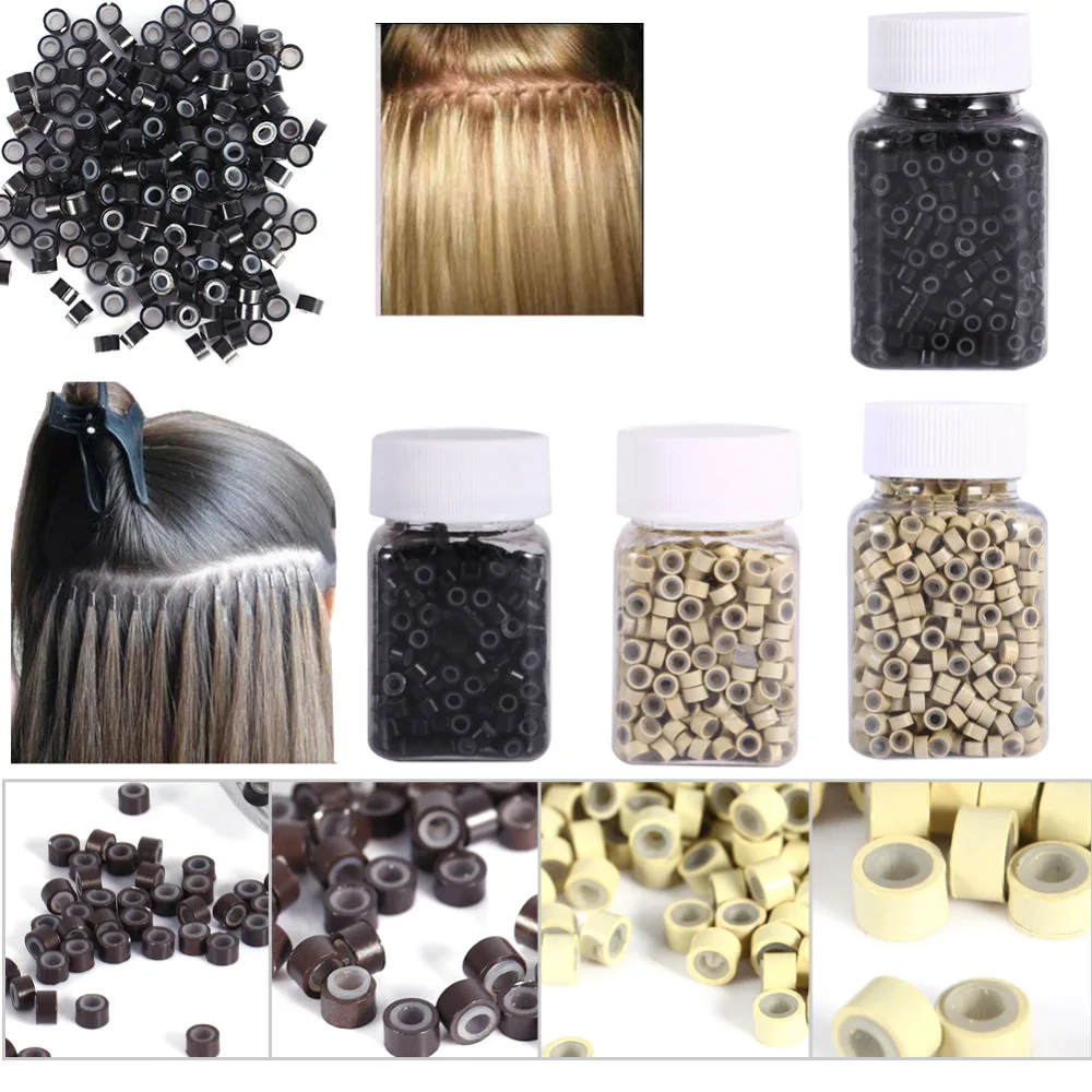 Women Micro Rings 4*3MM 200/500Pcs Micro Crimp Beads Micro Bead Hair Silicone Ring/Links/Beads For Human Hair Extensions3 Colors
Women Micro Rings 4*3MM 200/500Pcs Micro Crimp Beads Micro Bead Hair Silicone Ring/Links/Beads For Human Hair Extensions3 Colors