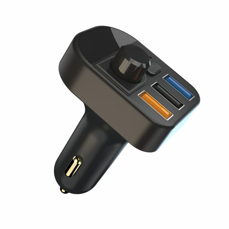 2.1A беспроводной Usb Автомобильное зарядное устройство 3-портовый Bluetooth Fm