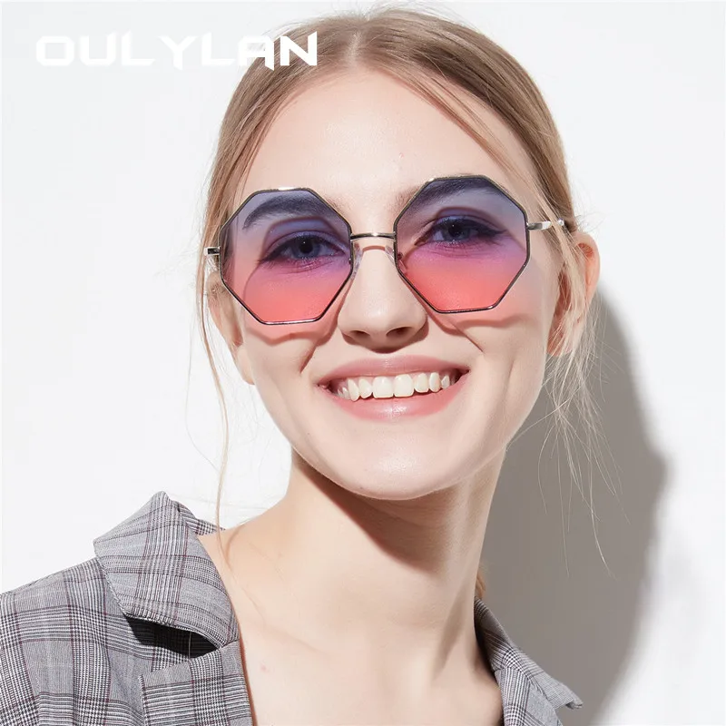 Oulylan Vintage Polygonal Sunglasses Women Luxury Designer Clear Lens Metal Sun Glasses Female Small Frame Multi Color Sunglass
Oulylan Vintage Polygonal Sunglasses Women Luxury Designer Clear Lens Metal Sun Glasses Female Small Frame Multi Color Sunglass