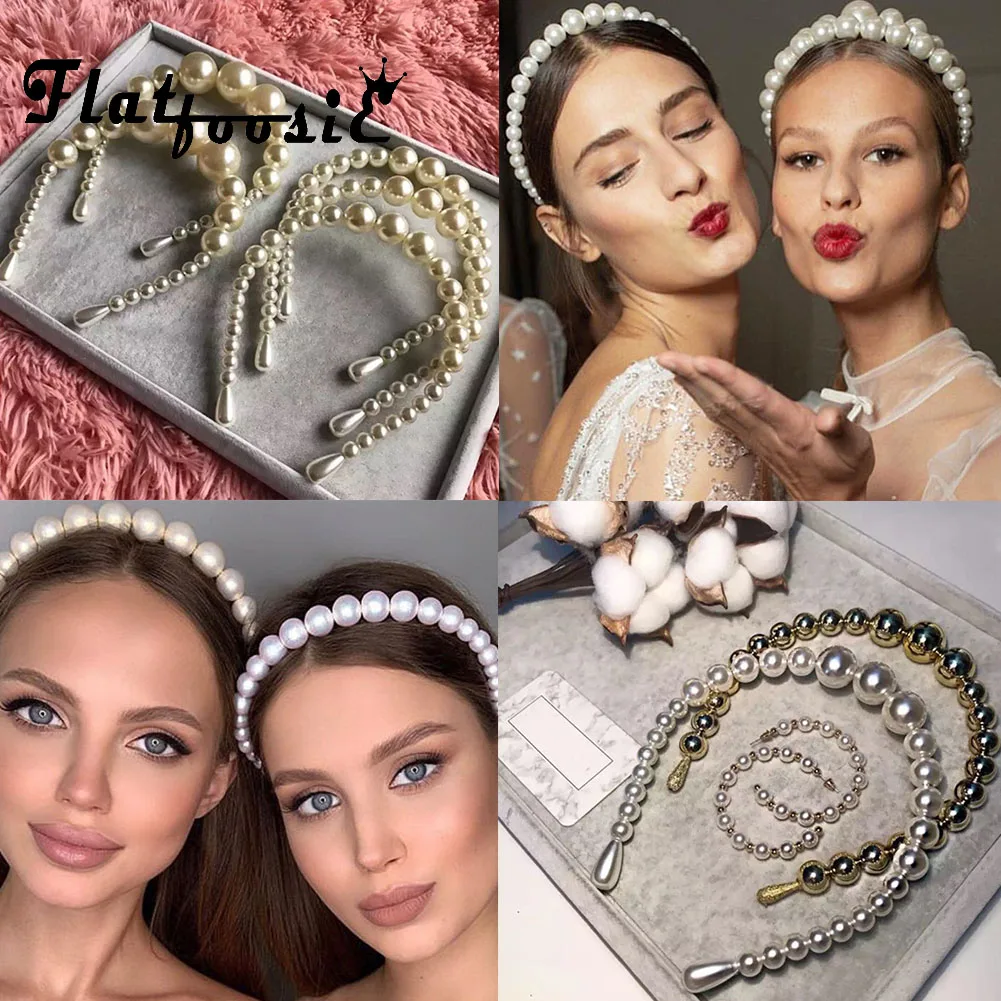 Flatfoosie 2019 New Trendy Pearl Hairbands For Wedding Women Indian Bridal Statement Hair Accessories Girl Hairwear Clip Party
Flatfoosie 2019 New Trendy Pearl Hairbands For Wedding Women Indian Bridal Statement Hair Accessories Girl Hairwear Clip Party