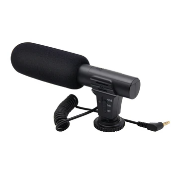 Microphone 3.5mm Digital Video Recording Interview Hifi HD Sound Mini Mic Phone Microphone For SLR DSLR Camera Microphone
Microphone 3.5mm Digital Video Recording Interview Hifi HD Sound Mini Mic Phone Microphone For SLR DSLR Camera Microphone