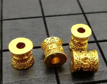 30pcs Exquisite Cylindrical barrel beads electroplating gold Popular in Europe America 10*11MM Color protection Jewelry Making
30pcs Exquisite Cylindrical barrel beads electroplating gold Popular in Europe America 10*11MM Color protection Jewelry Making